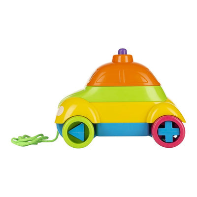 Original Funskool Stack A Car Pull Along Toy