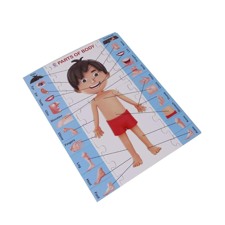 Ratna's Parts of Body - Jigsaw Puzzle | 2 in 1 Write & Wipe Board