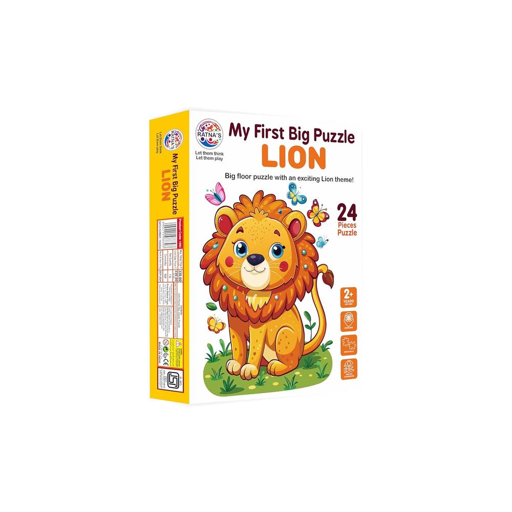 Ratna's My First Big Puzzle - Lion I 24 Pieces Jigsaw Puzzle
