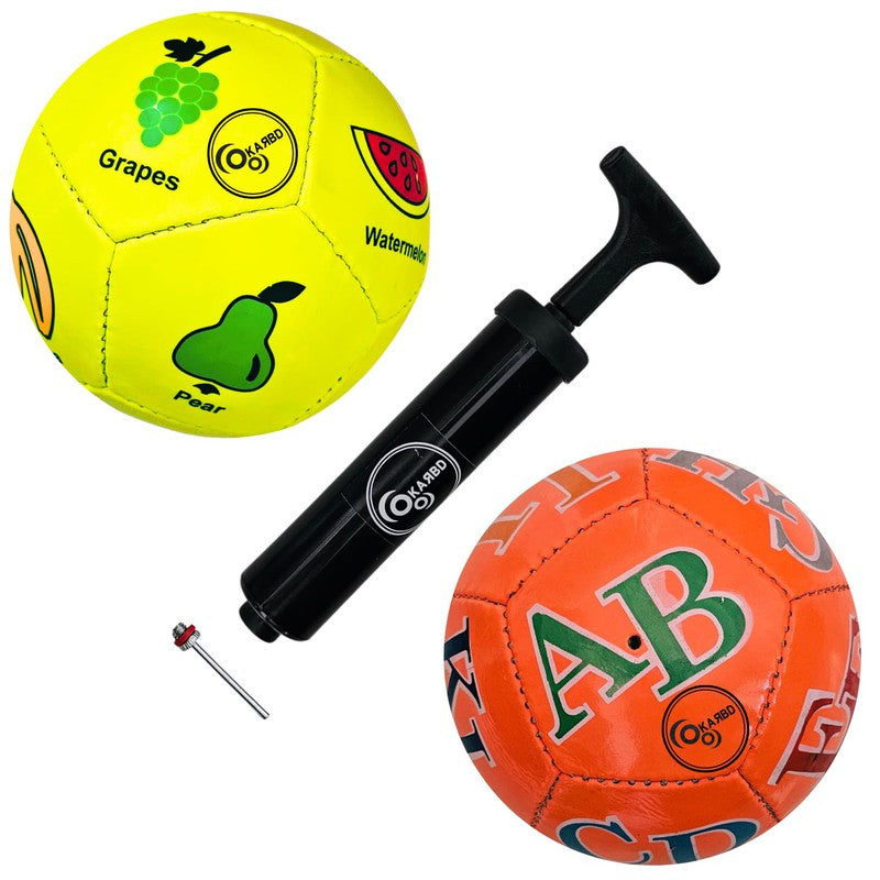 Buy PVC Football with Air Pump & Pin | Size 1 Mini (1-3 Years ...
