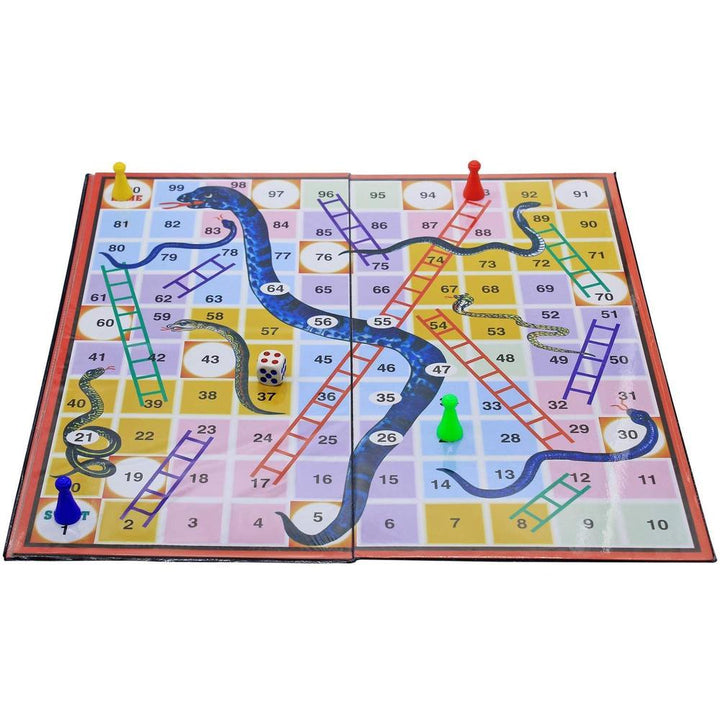 Ekta 2 in 1 Ludo & Snakes and Ladders Board Game (4 Years till Grown Ups)