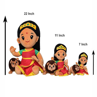 Durga Devi Large (22 inch) Huggable Plush Toy