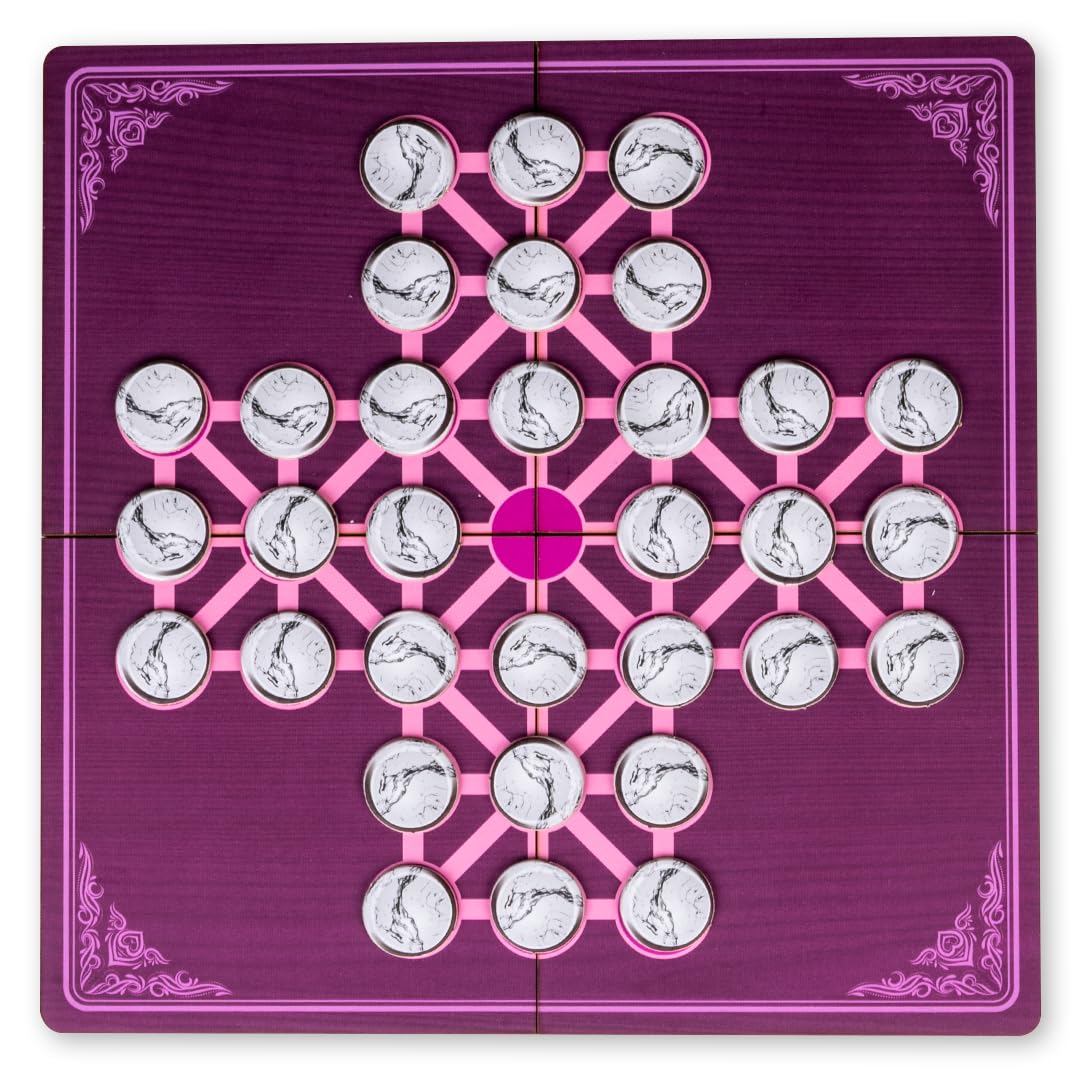 Ratna's Pocket Brainvita Travel Board Game I Portable Game
