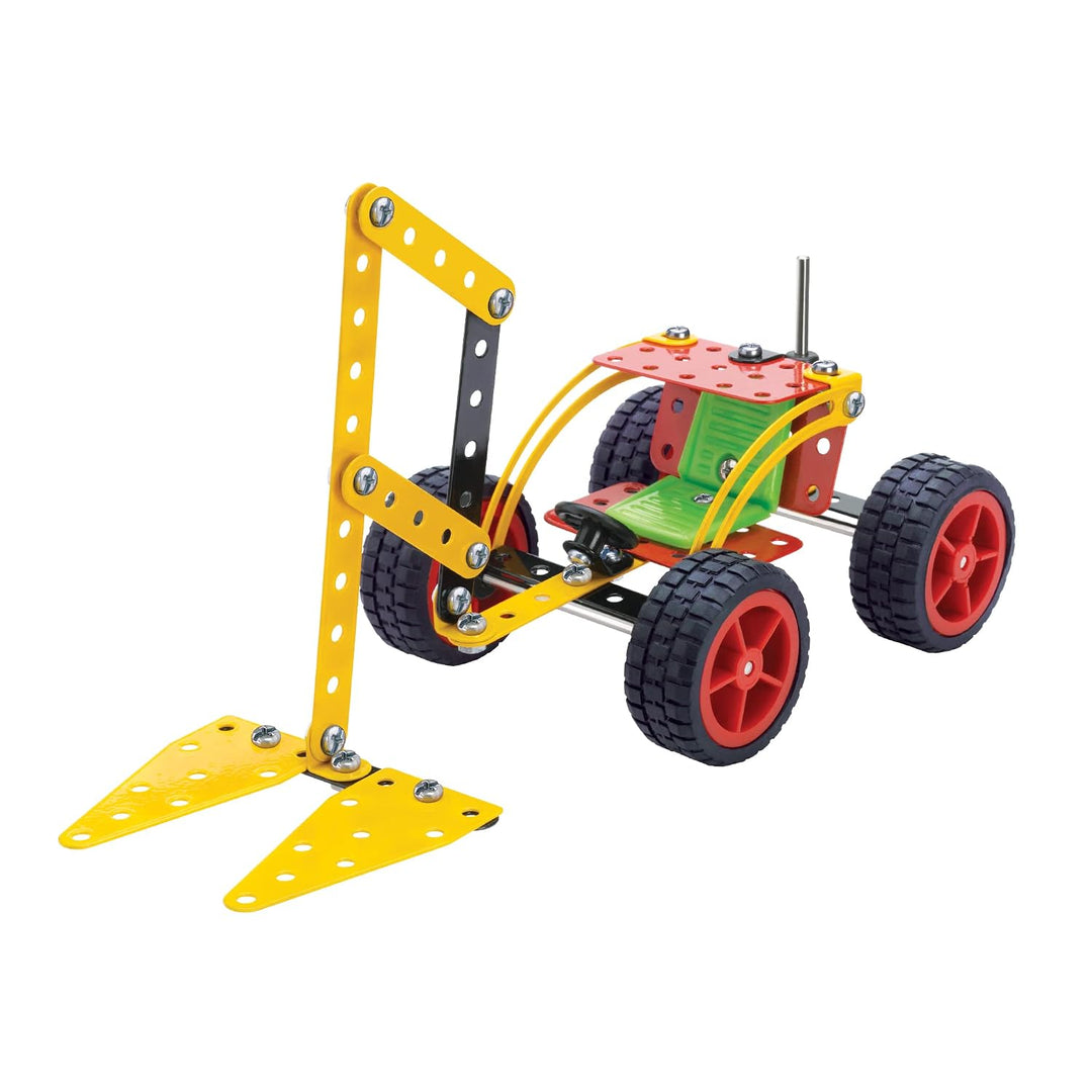 Toy Box by Ratna MEC-O-TEC Set 2 – Metal Construction Toy & Building Set | 152 Pieces | 7 Models