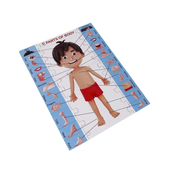 Ratna's Parts of Body - Jigsaw Puzzle | 2 in 1 Write & Wipe Board