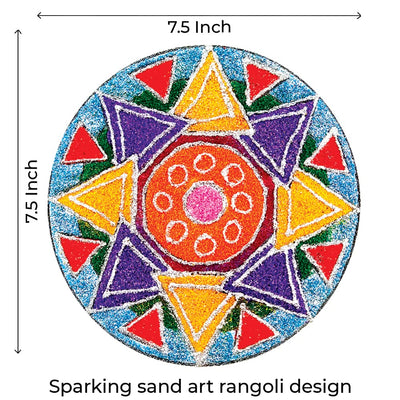 Sand Art Kit Rangoli Mandala