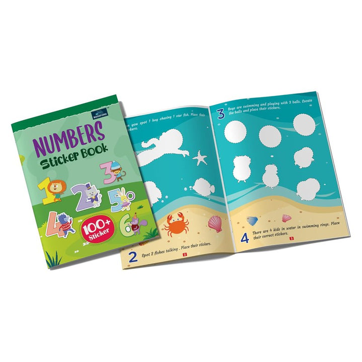 Numbers Sticker Book for kids