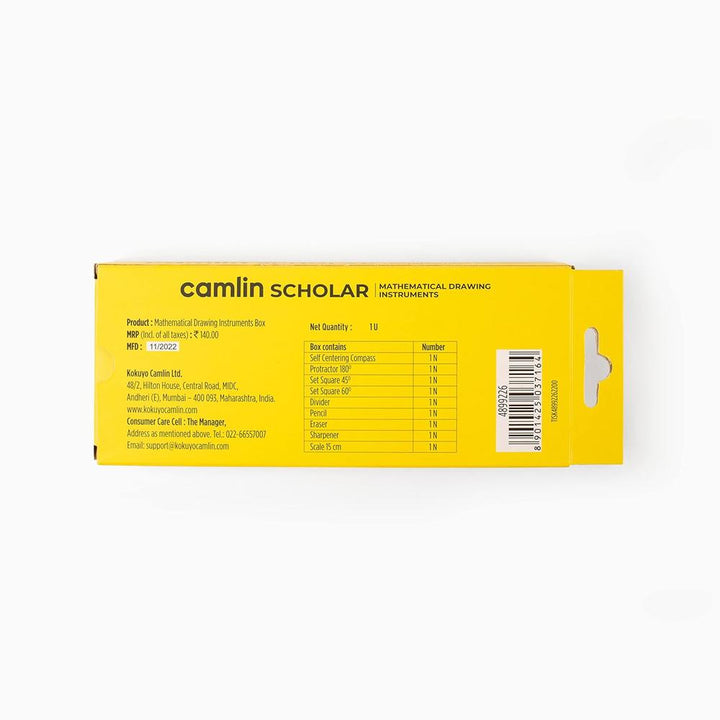 Camlin Scholar Mathematical Drawing Instruments - 10 Pieces