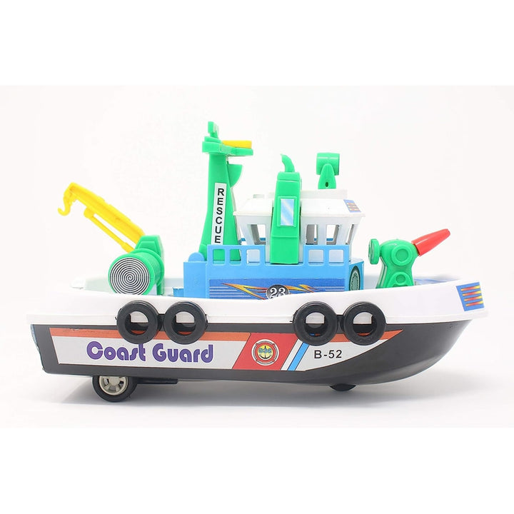 City Harbour Boat Pullback Toy