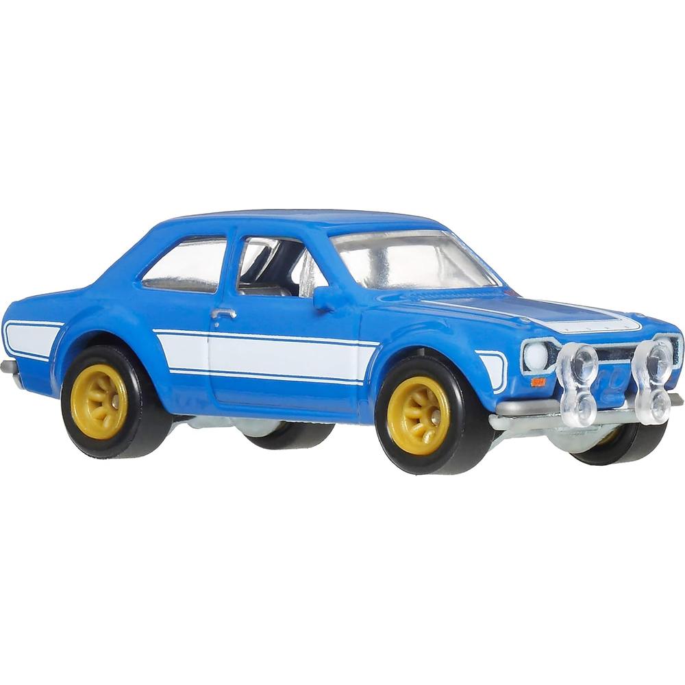 Premium Hot Wheels Set of 5 Fast & Furious Brian O' Conner - 1999 Ford F-150 SVT Lightning, Nissan Skyline GT-R V-Spec II (BNR34), 1970 Ford Escort RS1600, 1971 Nissan Skyline HT 2000 GT-R, Toyota Supra