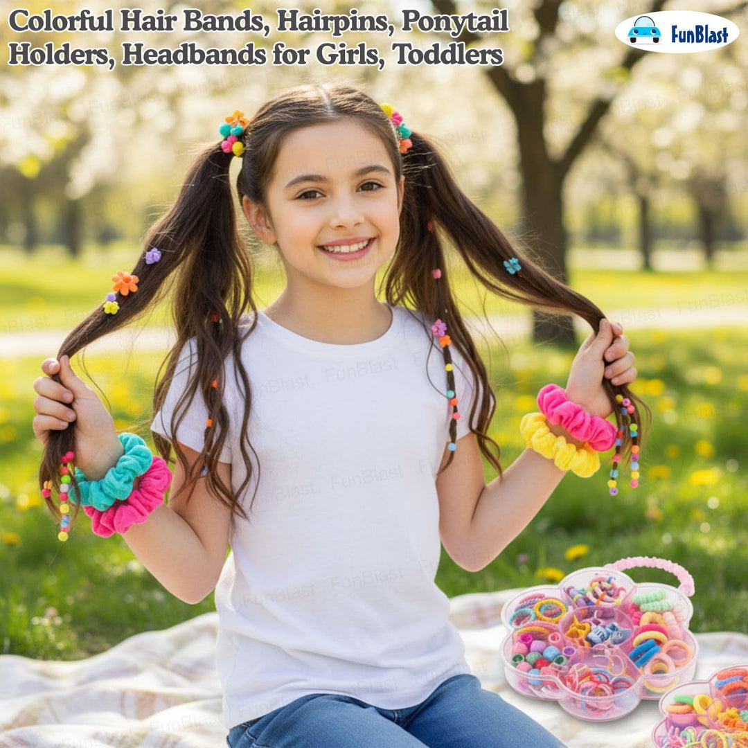 FunBlast Hair Accessories Combo Set for Girls | Kids Hair Accessories