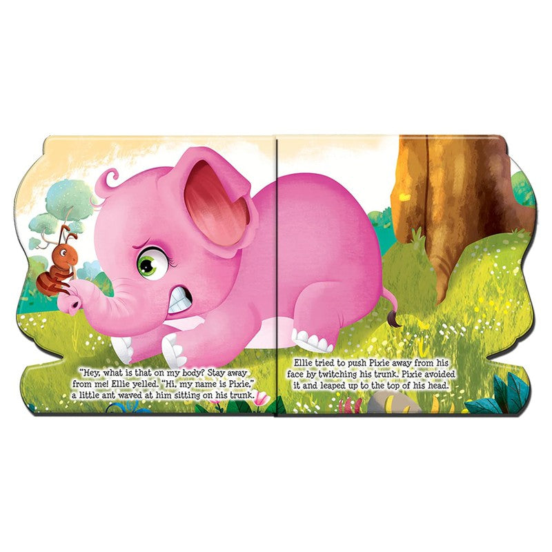 The Bully Elephant Animal Shaped Story Board Book - Engaging and Educational Stories