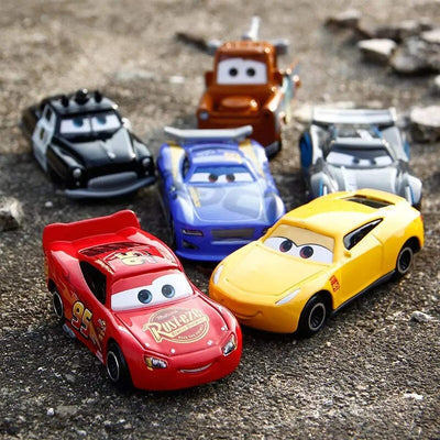 Metal Die Cast Mini Racers Series Cars,  6-Pack