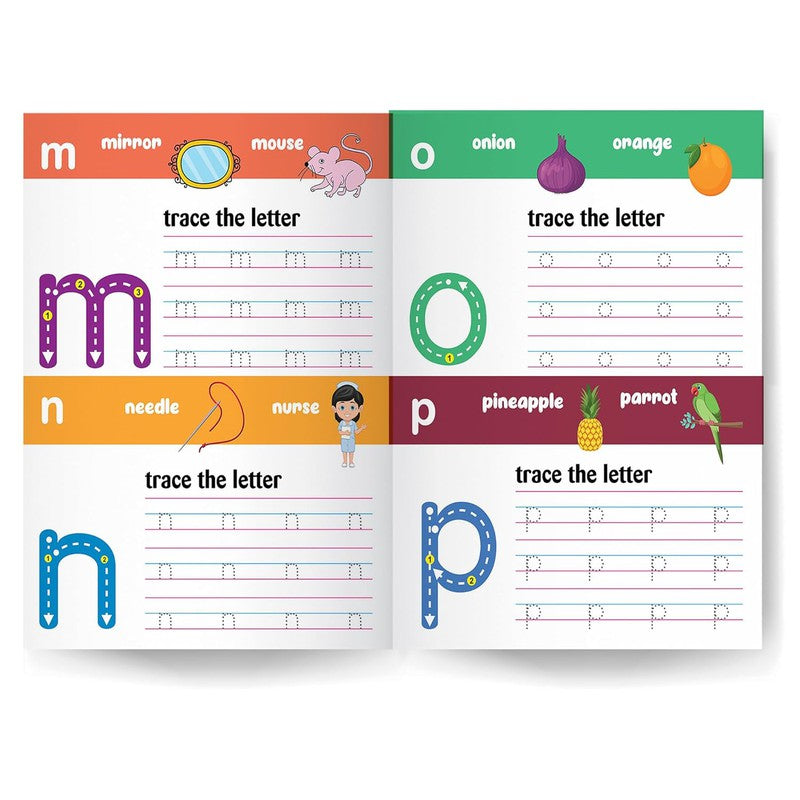 Write and Clean Reusable Book - Small Letter ABC Tracing Workbook for Kids - Fun and Educational Tracing Activities