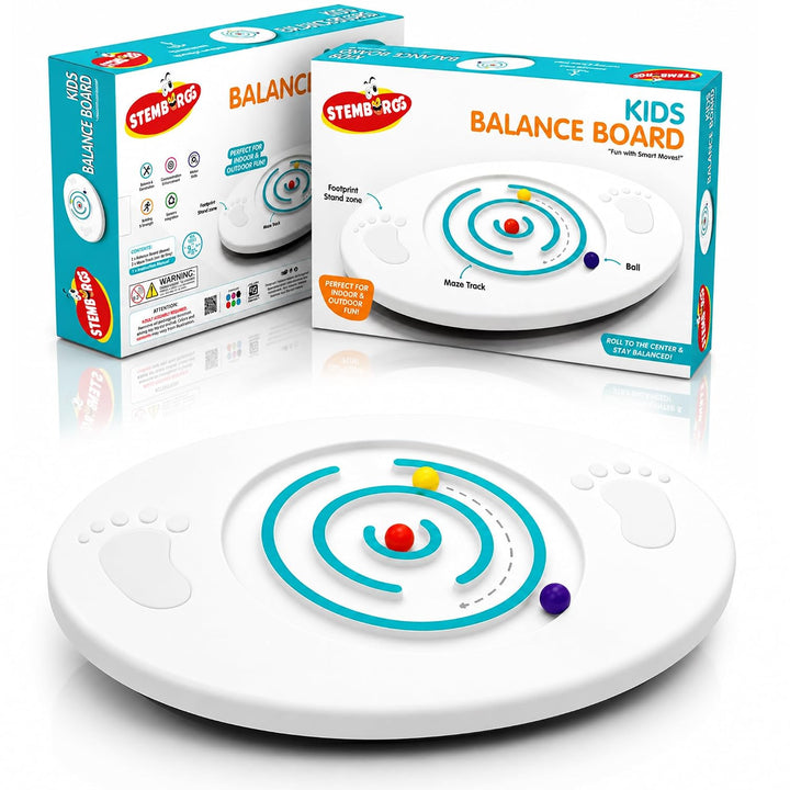 Stemburgg Kids Balance Board - Fun With Smart Moves | Indoor & Outdoor Balance Board