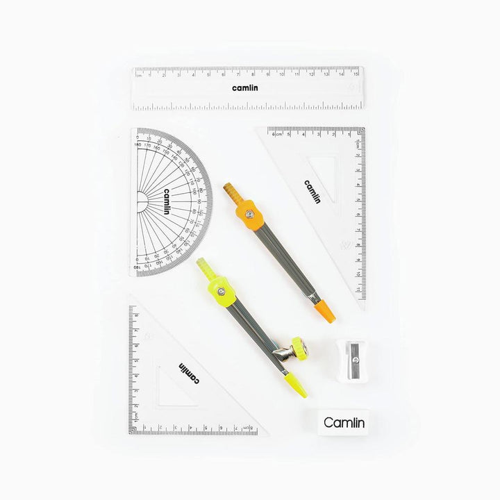 Camlin Scholar Mathematical Drawing Instruments - 10 Pieces