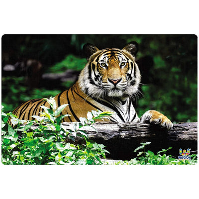 Indian Bengal Tiger Carboard Jigsaw Puzzle Set - 252 Pieces (6-8 Years)