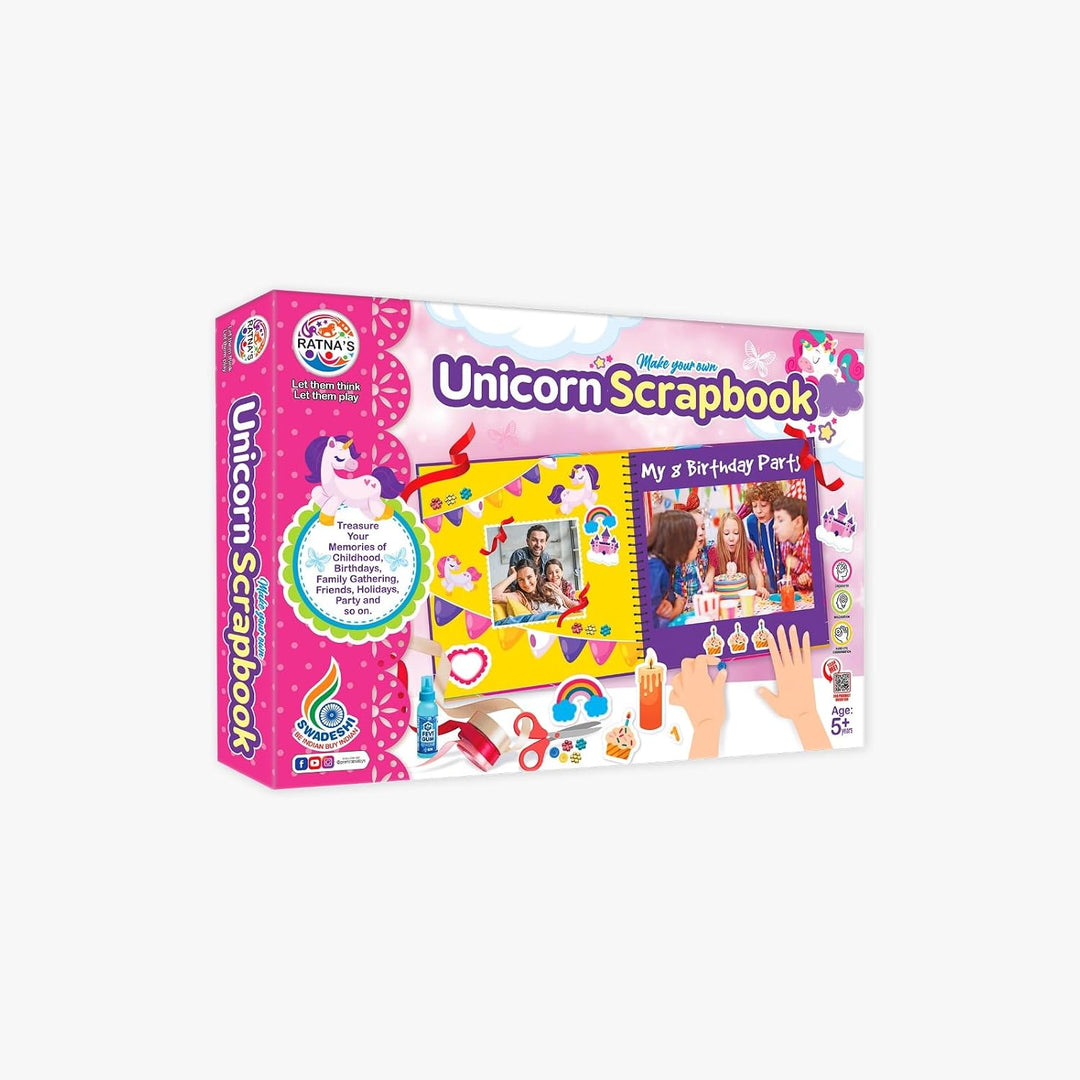Ratna's Unicorn Scrapbook DIY Art & Craft Kit – Creative Activity