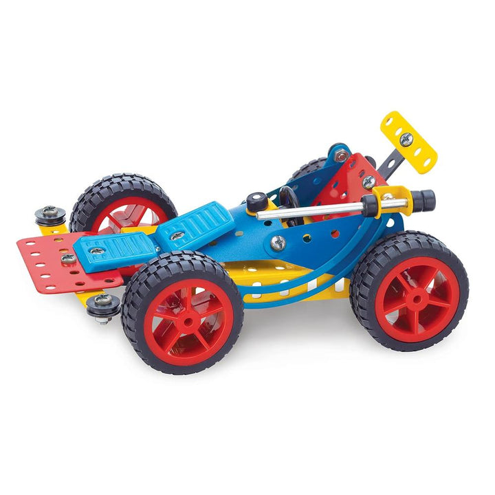 Toybox by Ratna MEC-O-Tec Set 4 Metal Construction Toy – 225 Pieces, 21 Models | DIY Building & Engineering Kit | Educational STEM Toy for Kids