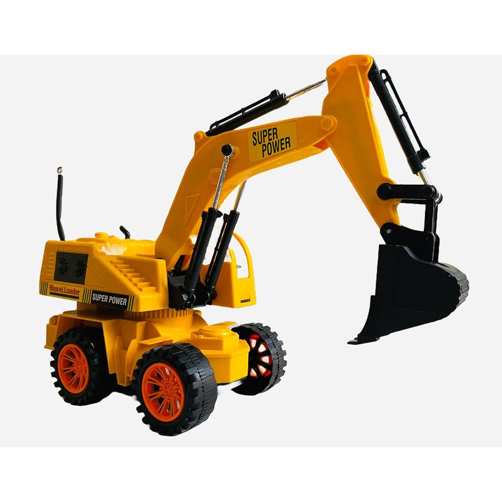 Cheetah Truck Remote Control Flash Excavator | 5-Channel RC Construction Truck