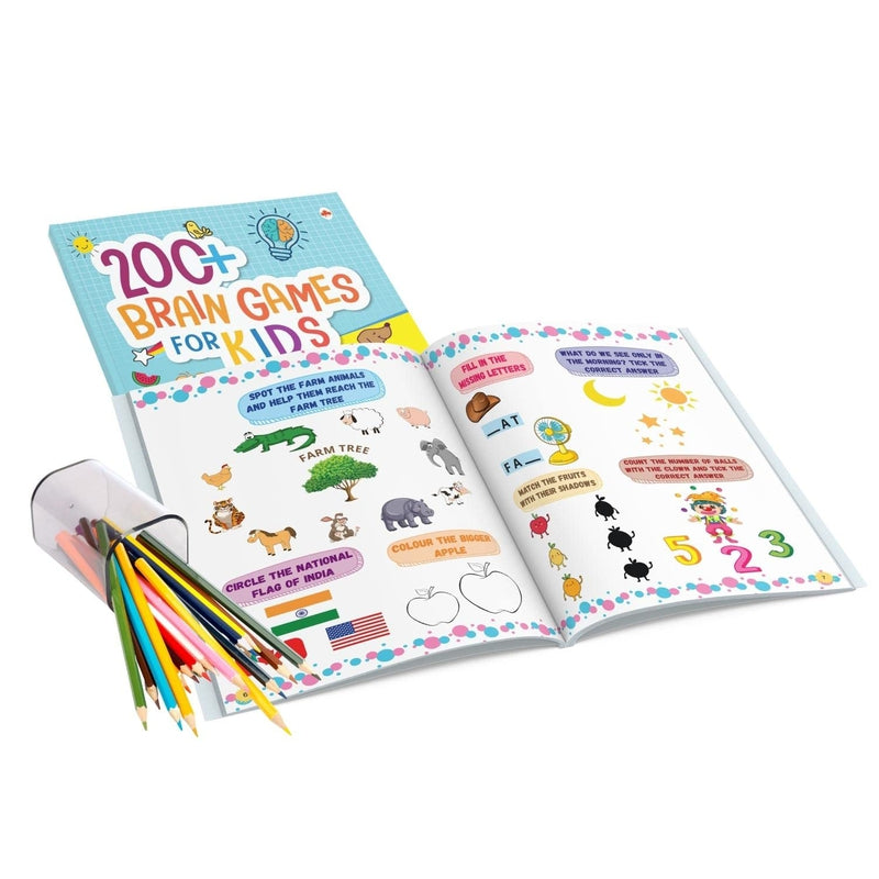 Brain Boosting Activity Book for Kids – 200+ Activities