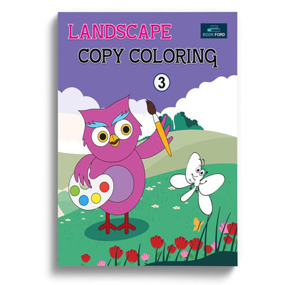 Copy Coloring Book For Kids With 64 Pages (Set Of 4)- Fun With Educational And Colorful Imagery, Engaging Activities, And Entertainment Drawing Books For Kids. Suitable For All Ages Groups