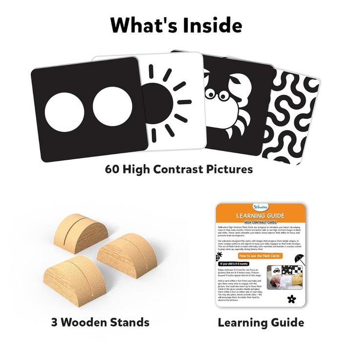 High Contrast Flash Cards For Infants (0-12 Months)