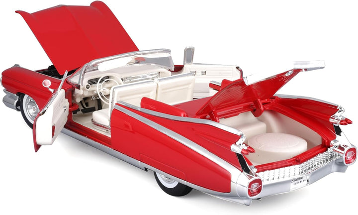 Maisto Original 1959 Cadillac Eldorado Biarritz Licensed Diecast Car | 1:18 Scale (14 Years till Grown Ups)