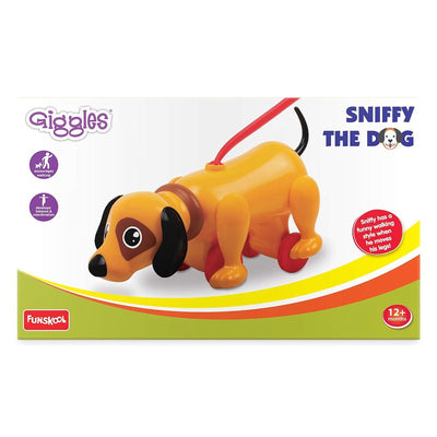 Original Funskool Sniffy The Dog Push & Pull Toy