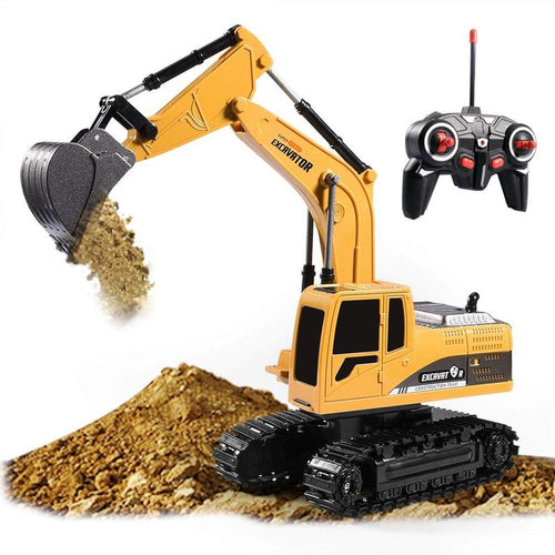 Remote Control Excavator Construction Vehicle (5-10 Years) | 1:24 Scale| Assorted Colors