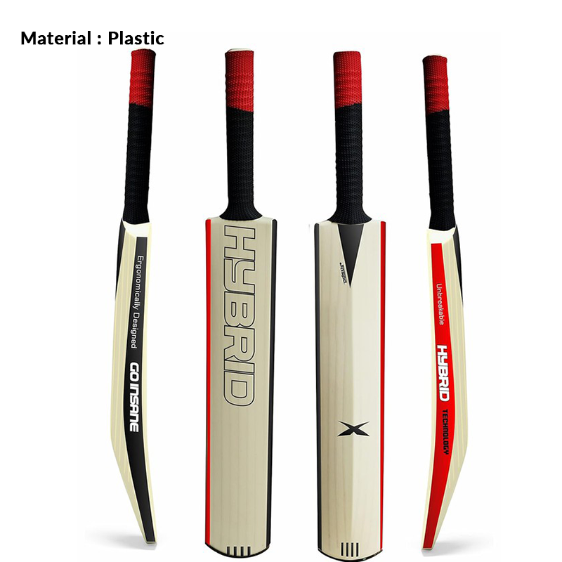 Jaspo Hybrid Composite Hard Plastic Cricket Bat Full Size | (PU Filled Inside) | 12+ years