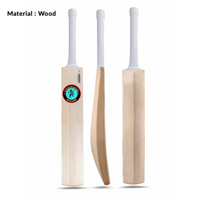 Jaspo Club Craze Kashmir Willow Wood Cricket Bat (Short Handle) | Full Size (Grade 1) | 12+ Years