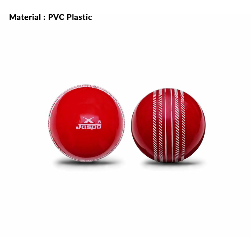 Jaspo Cricket Ball (2 Balls) (Red) | All Ages