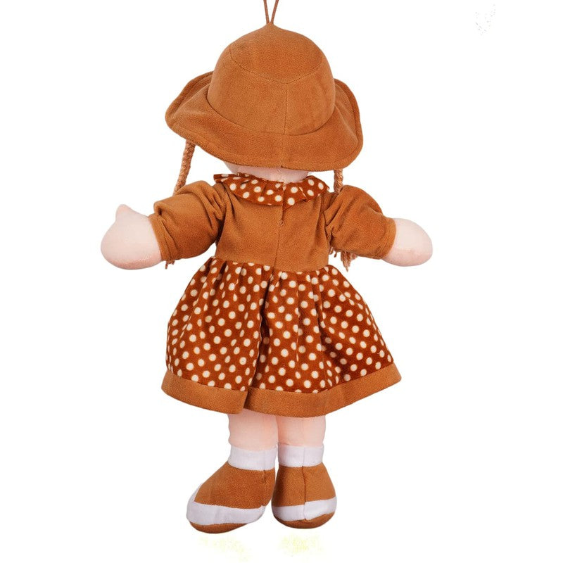 Rinky Doll Super Soft Washable Doll Soft Toy | Stuffed Soft Plush Toy Brown - 45 Cm