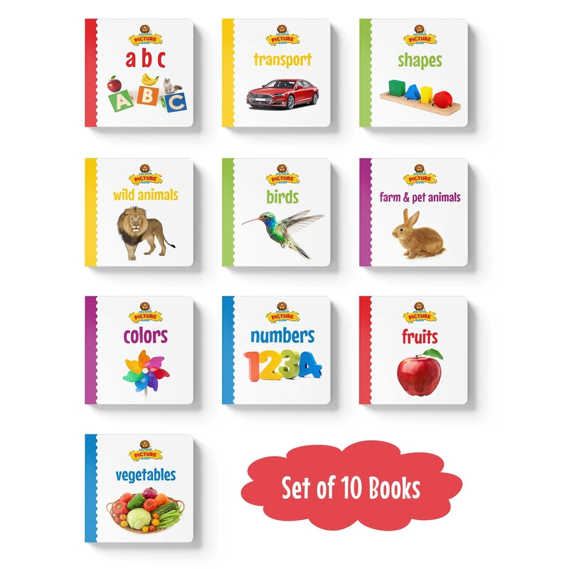 My First Picture Book - Set of 10 Board Books for Kids [Board book] Future Intelligence Books