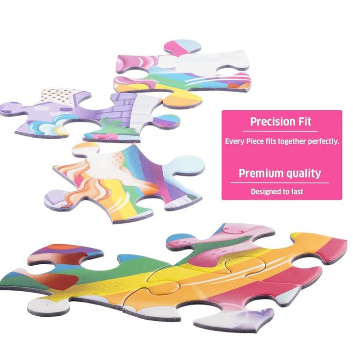 Chalk & Chuckles 100 Pieces Puzzle - Unicorn Secret Message (5-7 Years)