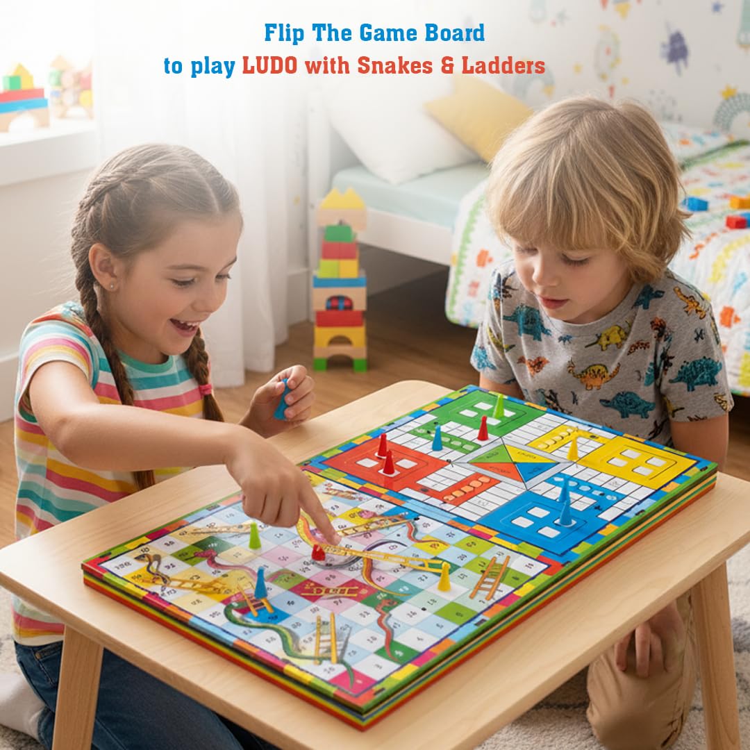 Toy Box by Ratna 4-in-1 Finger Football Table Top Game | Strike with Finger