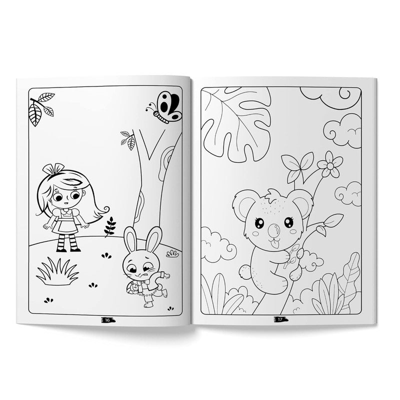 365 Super Coloring Book - 2 for Kids With 368 Pages