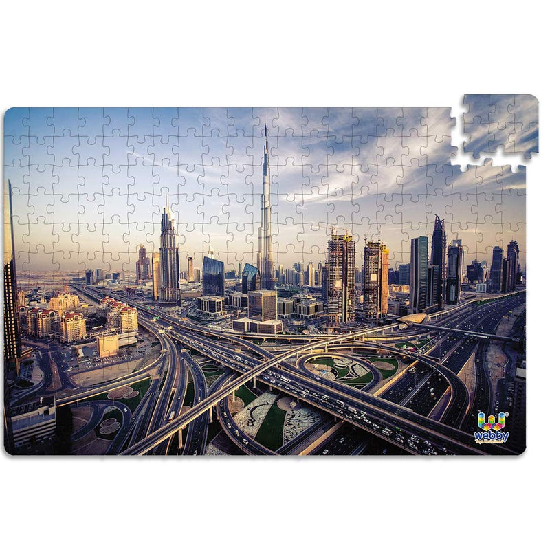 Dubai Skyline Carboard Jigsaw Puzzle, 252 pieces