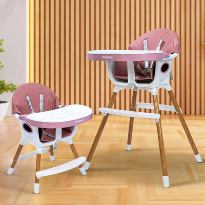 Hades Baby High Chair for Kids | Baby Chair for Feeding with 2 Height Adjustable & Footrest, Toddler Booster Seat with Food Tray & Belt