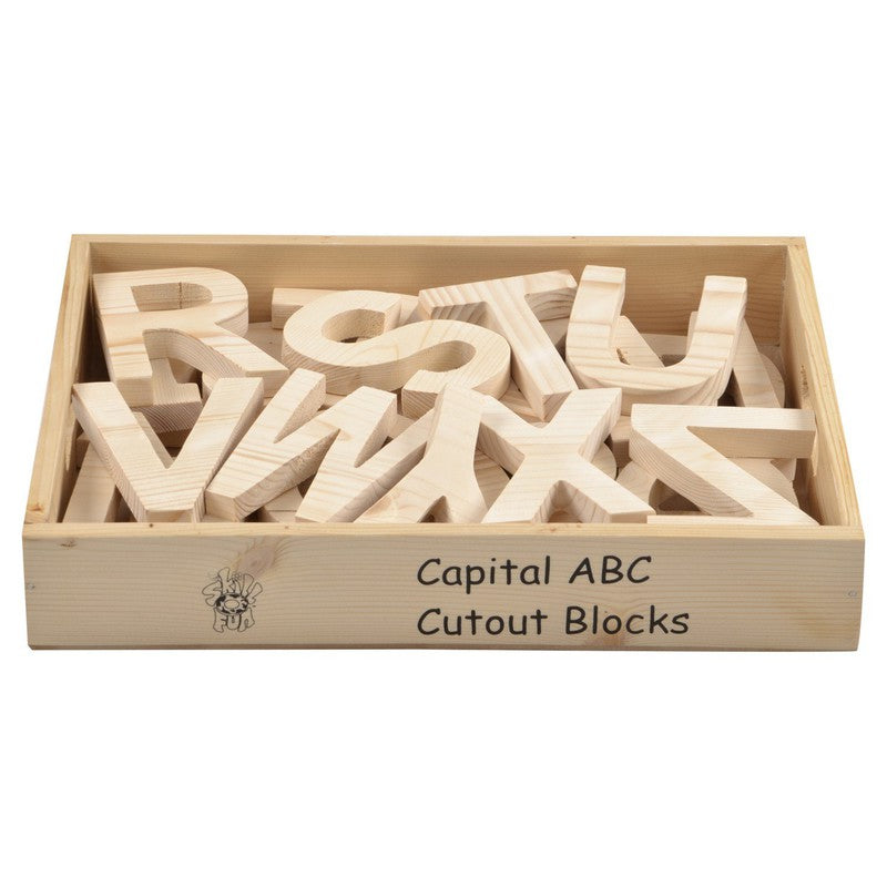 Capital ABC Cutout Block (A-Z)