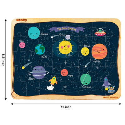 Solar System Wooden Jigsaw Puzzle, 40pcs