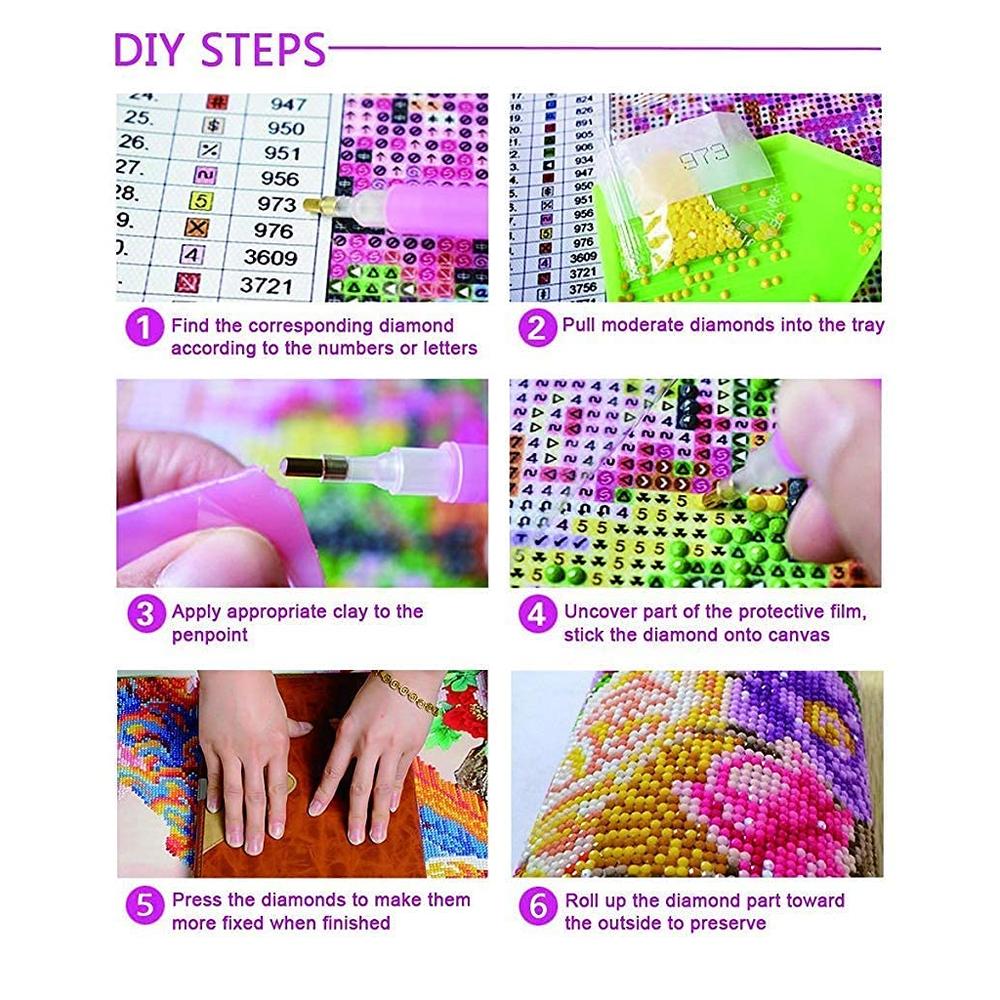 FunBlast 5D Scenery Diamond Painting Kit for Kids & Adults | DIY Crystal Art Craft Kit for Home Decor & Creative Gifting (12 x 16 Inch)
