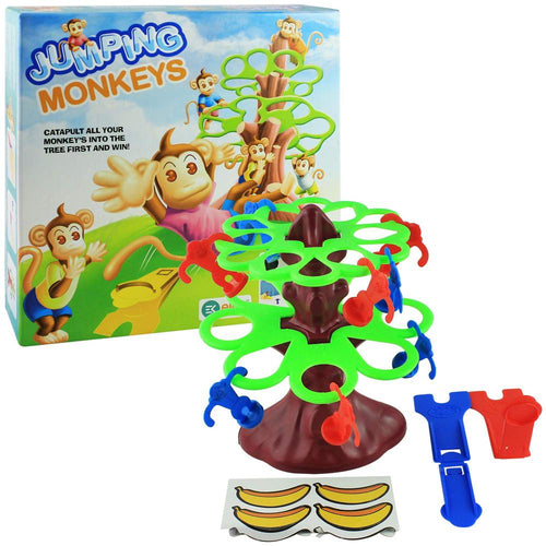 EKTA Jumping Monkeys Small Catapult Toy | 2-4 Players Action Game for Kids