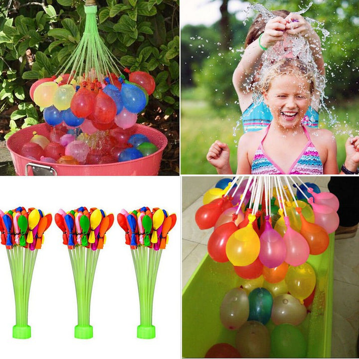 Quick Magic Water Balloon for Holi | Crazy Quick Fill in 60 Seconds | Set of 6 with 1 Universal tap Adapter | 222 Balloons