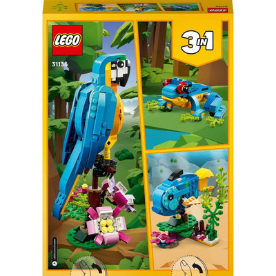 Lego Exotic Parrot Building Blocks (31136) - 253 Pieces