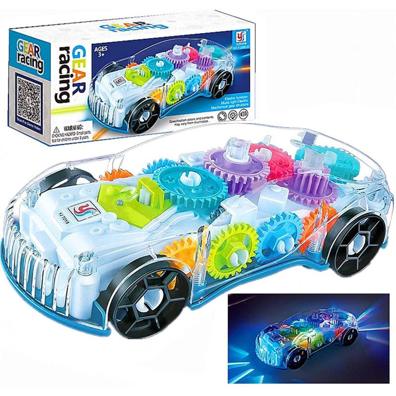 3D Baby Car Toy with 360 Degree Rotation with Music and Light