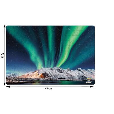 Aurora Borealis Wooden Jigsaw Puzzle - 252 Pieces