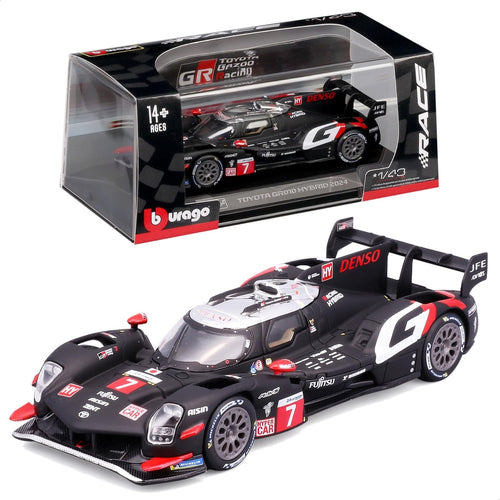 Bburago Original Toyota GR010 Hybrid 2024 Licensed Diecast Car | 1:43 Scale Model (14 Years Till Grown Ups)