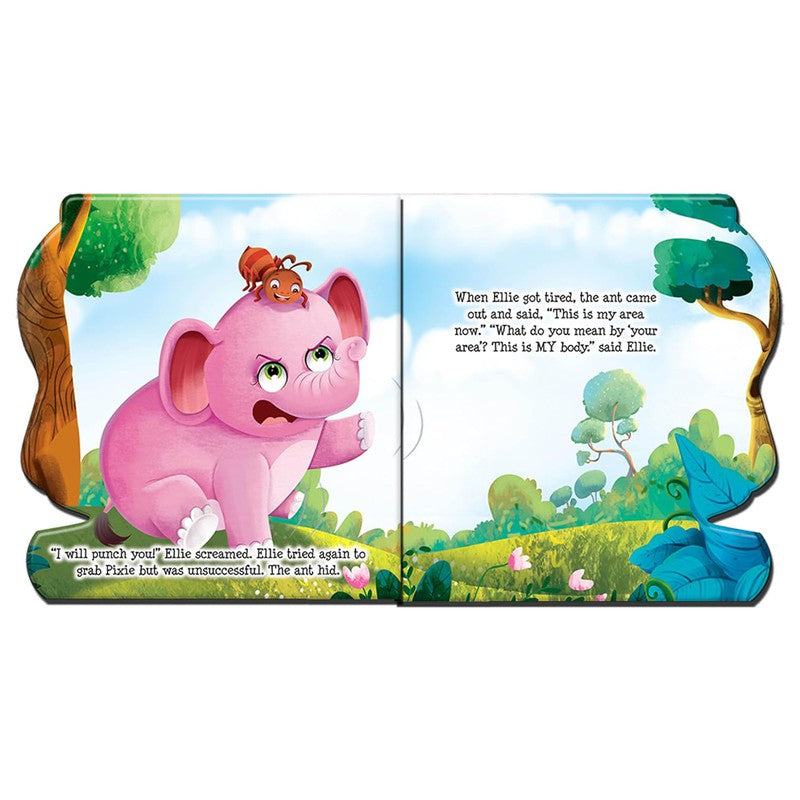 The Bully Elephant Animal Shaped Story Board Book - Engaging and Educational Stories